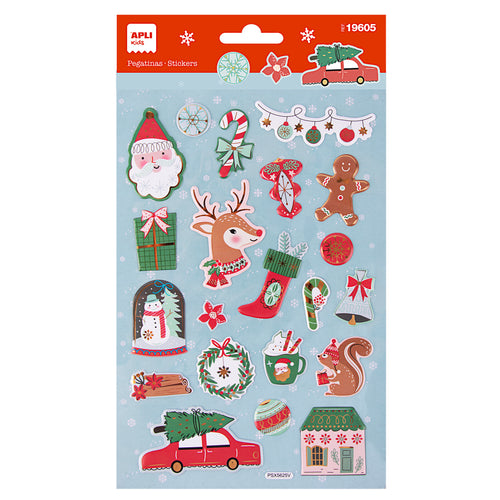 Weihnachtsaufkleber – Rentier