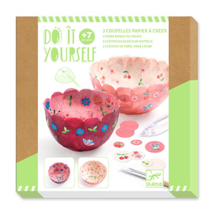 Do it yourself - Papierbecher rosa