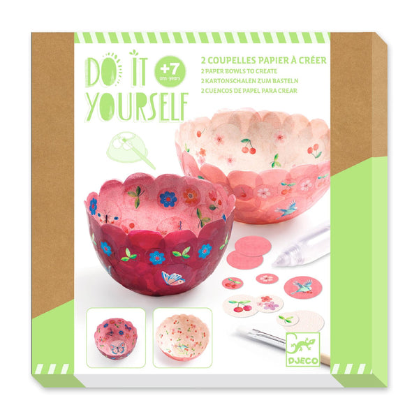 Do it yourself - Papierbecher rosa