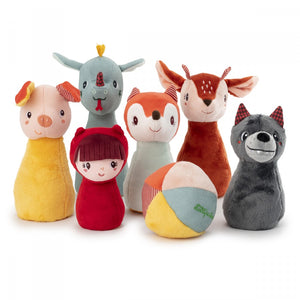 Bowling mit einem Ball mit Glöckchen – Wald 18 m+