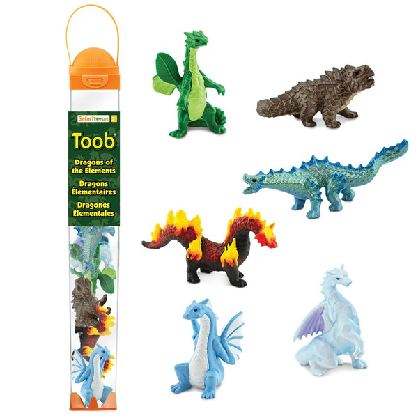 Figurenset in einer Tube TOOB – Drachen der Elemente - Tublu.de