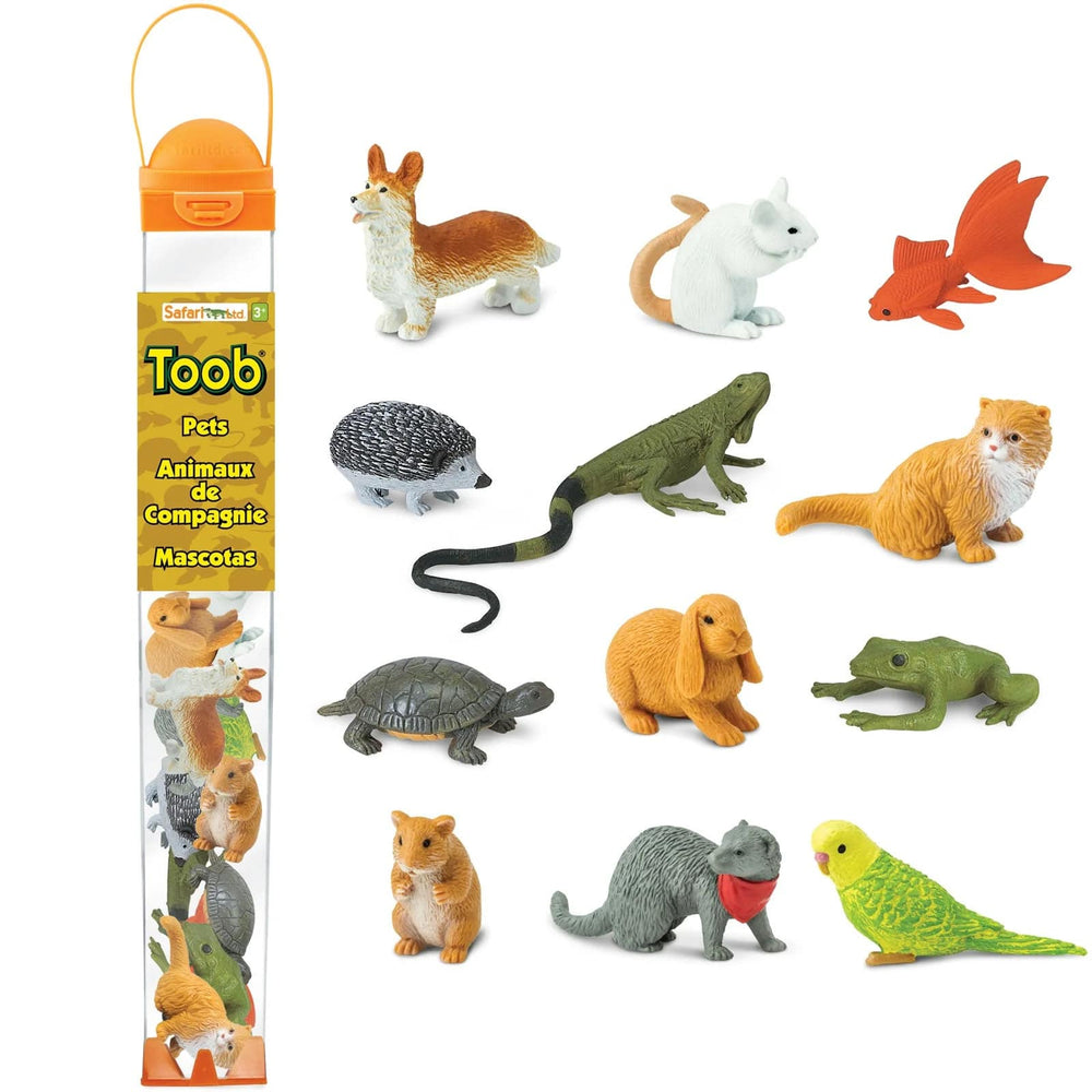 Figurenset in einer Tube TOOB – Haustiere