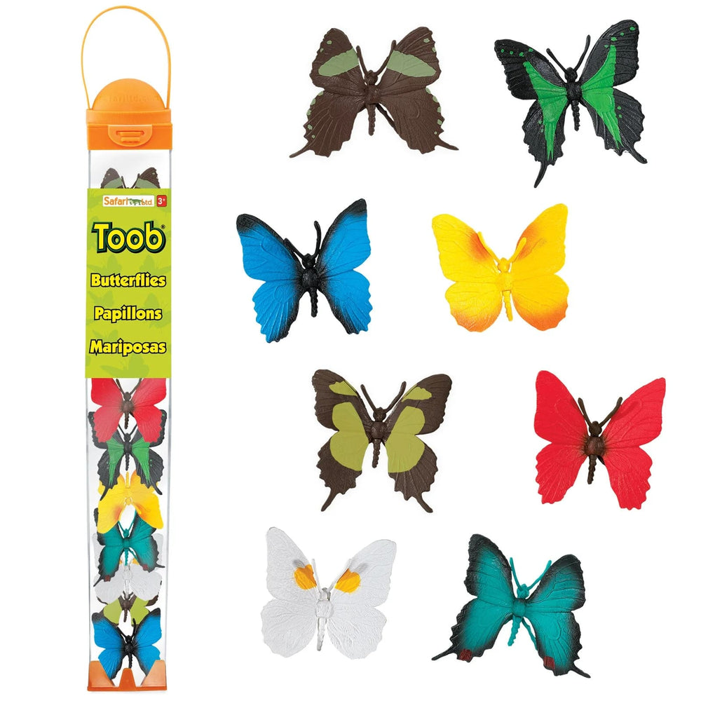 Figurenset in einer Tube TOOB – Schmetterlinge