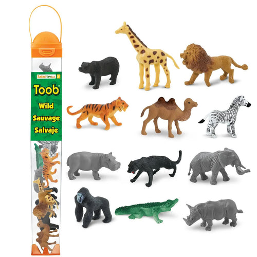 Figurenset in einer Tube TOOB – Wilde Tiere