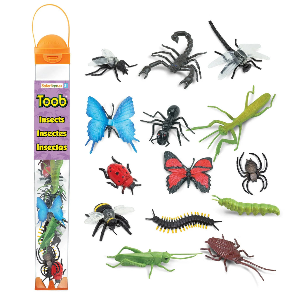 Figurenset in einer Tube TOOB - Insekten - Tublu.de