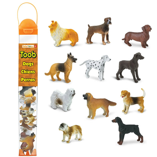 Figurenset in einer Tube TOOB - Hunde - Tublu.de