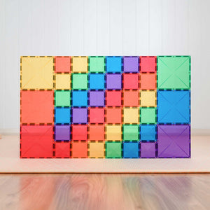 Magnetbausteine – Regenbogen-Quadrat-Set 42 Teile - Tublu.de