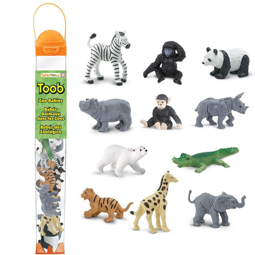 Figurenset in einer Tube TOOB – Kleine Zootiere