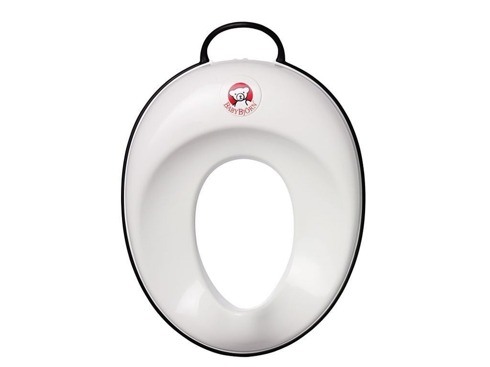 Toilettensitz – Weiß/Schwarz