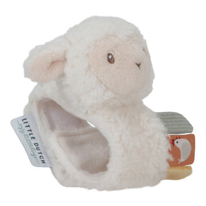 Rasselarmband mit Schaf - Little Farm