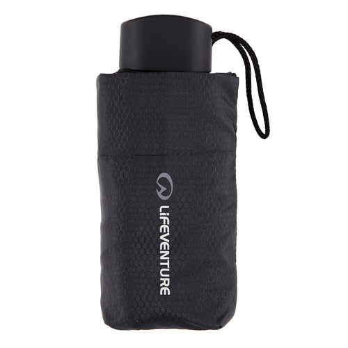 Kompakt-Regenschirm Schwarz – Klein