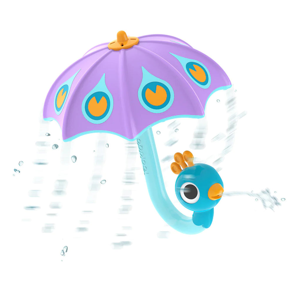 Badespielzeug Regenschirm - Pfau Lila