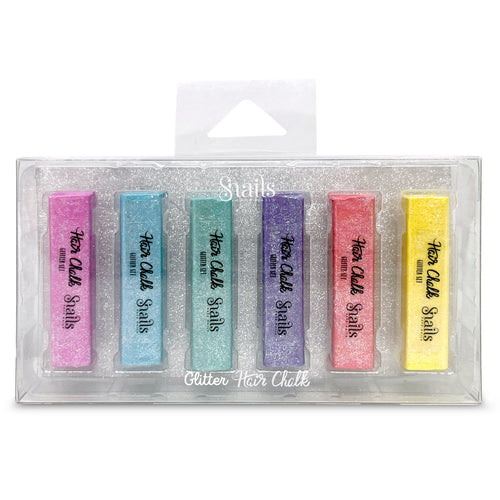 Auswaschbare Haarkreide (6er) - Glitter