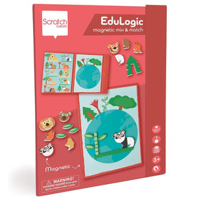 Magnetisches Puzzle Formen und Farben Edulogic – Tiere