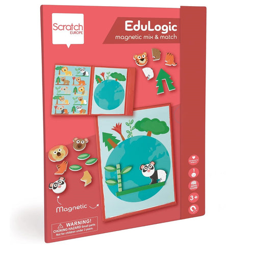 Magnetisches Puzzle Formen und Farben Edulogic – Tiere