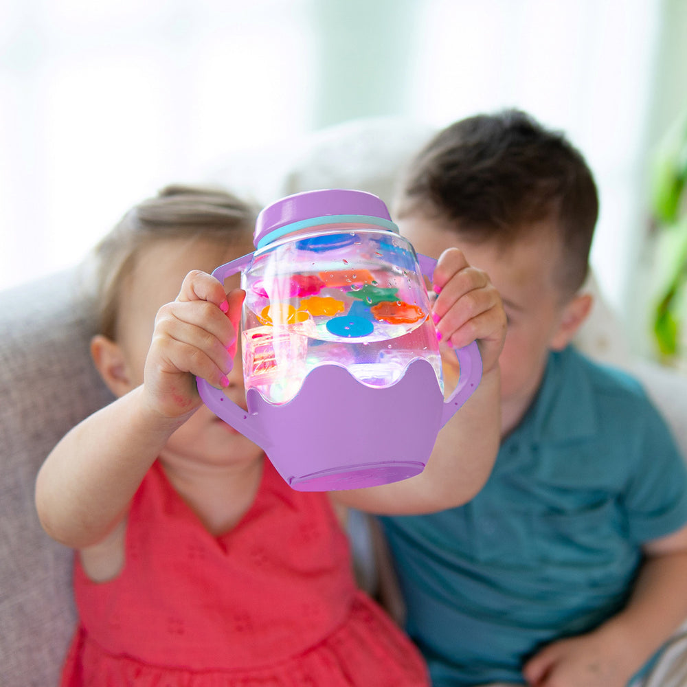 Sensorik-Glas zum Befüllen mit Wasser – violett