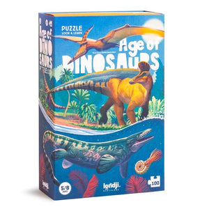 Puzzle mit Suchspiel – Age of Dinosaurs, 100 Teile