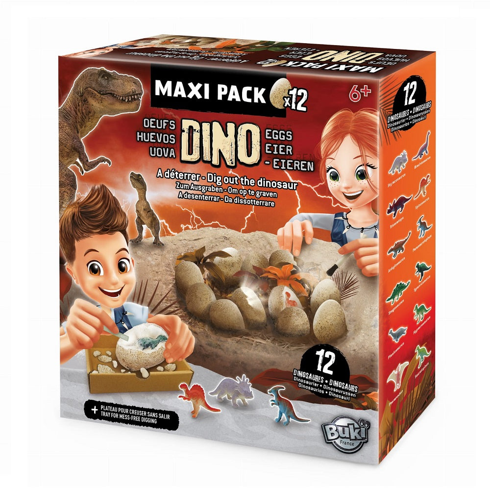 Mega-Packung Dinosaurier-Eier - 12 Stück