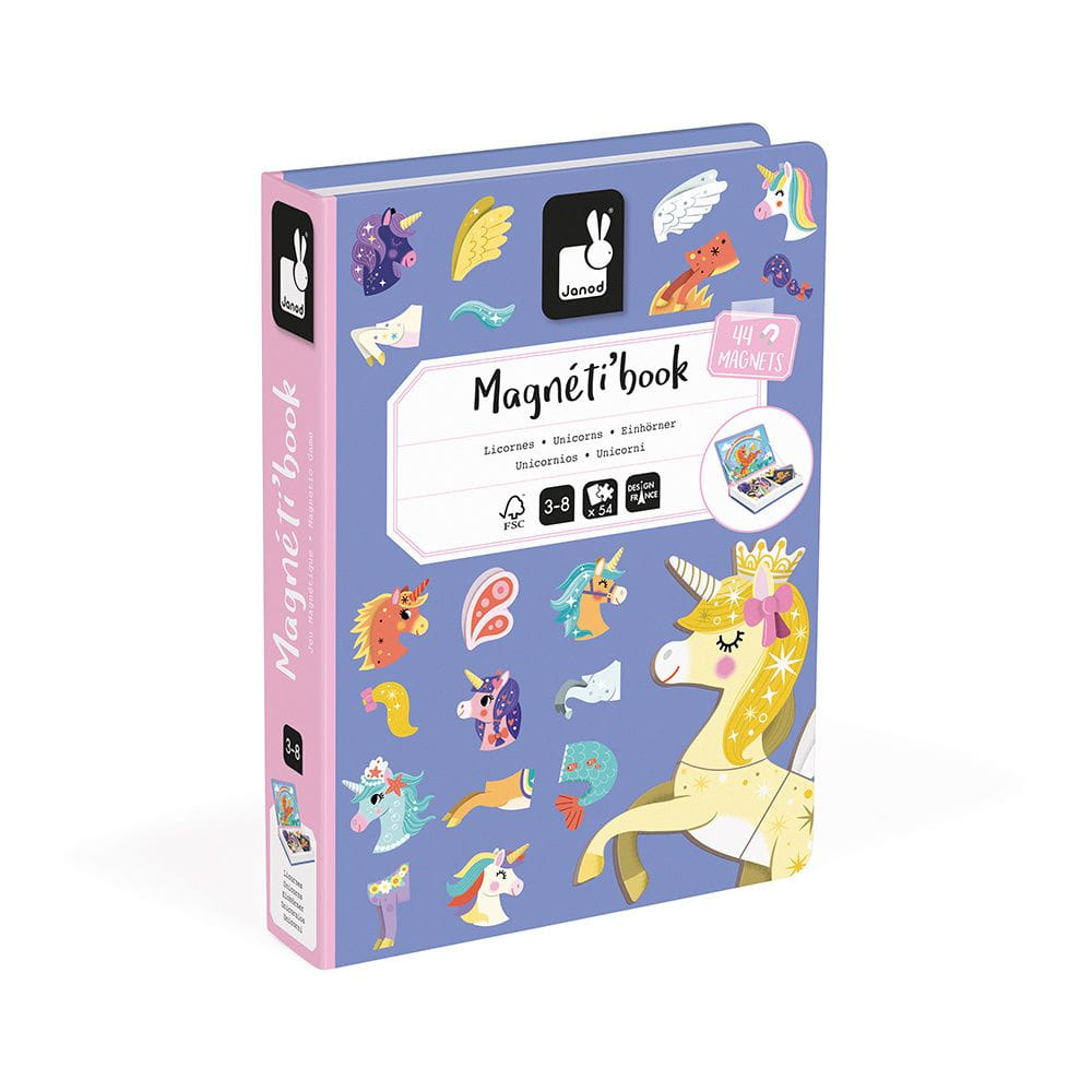 Magnetisches Puzzle Magnetibook – Einhörner
