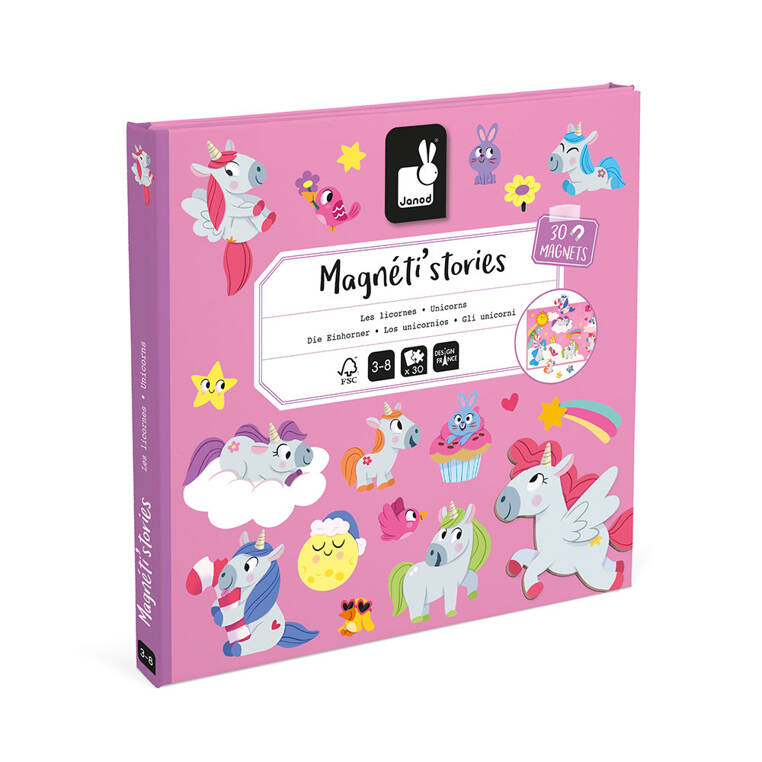 Magnetisches Puzzle Magneti'stories – Einhörner