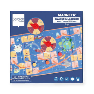 Magnetisches Reisespiel mit Spinner – Weltraum