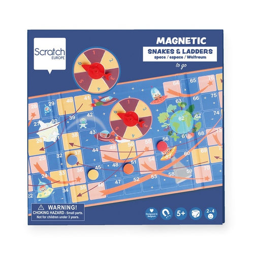 Magnetisches Reisespiel mit Spinner – Weltraum