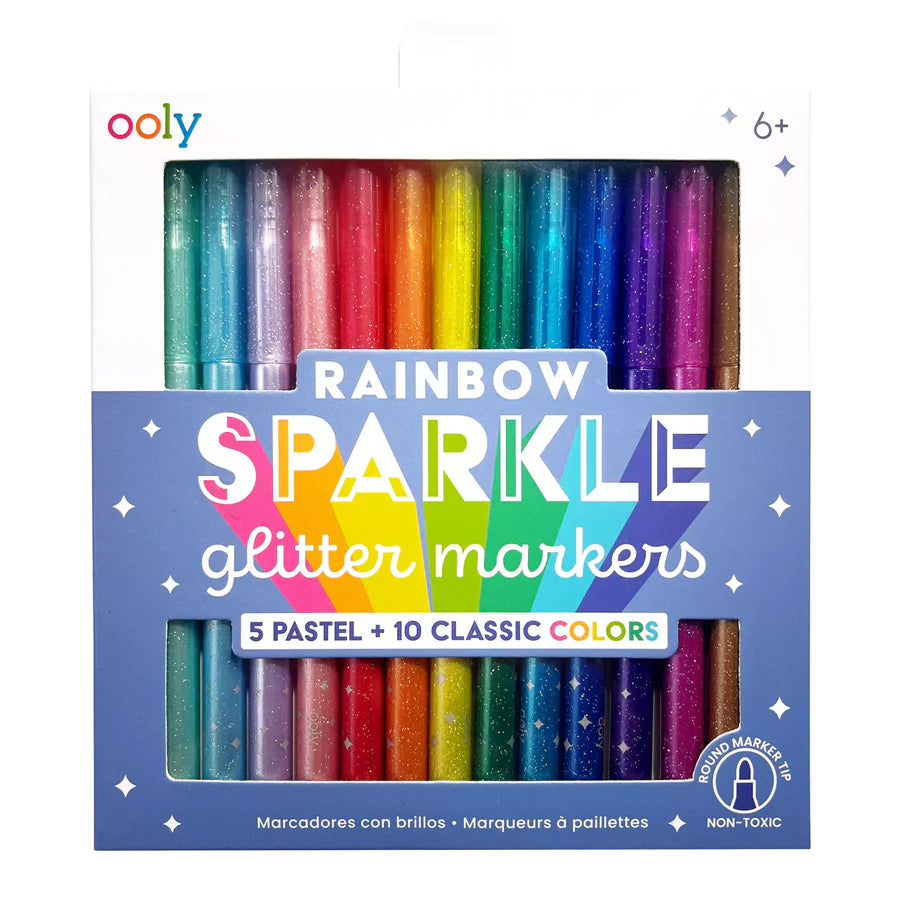Glitzernde Filzstifte – Rainbow Sparkle