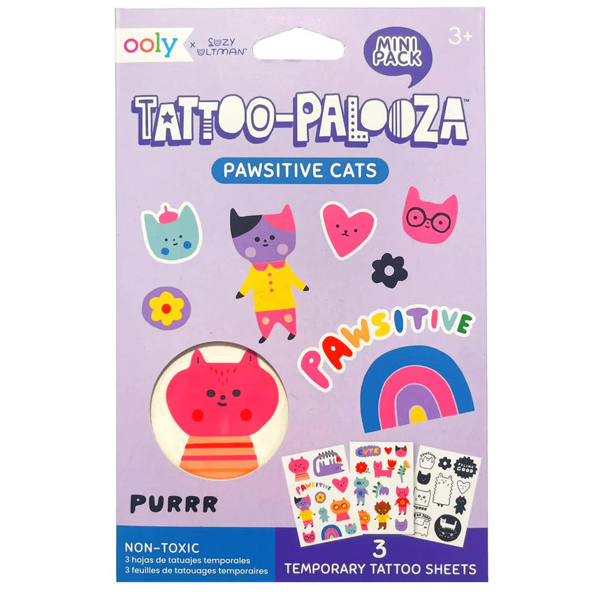 Waschbare Minitattoos – Katzen