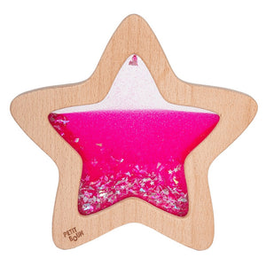 Sensorischer Stern – Leuchtet im Dunkeln, rosa