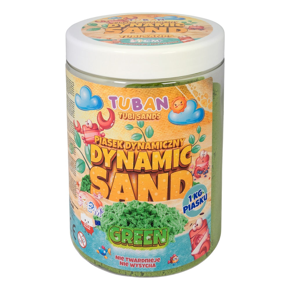Dynamischer Sand – Grün 1 kg