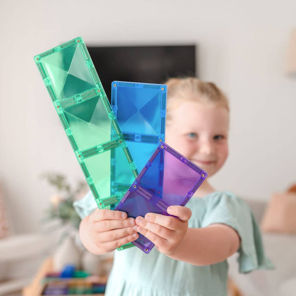 Magnetbausteine - Regenbogen Rechteck Pack 18 Teile - Tublu.de