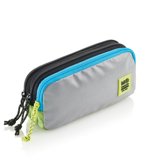 Dreifach-Federmäppchen – Rider Green