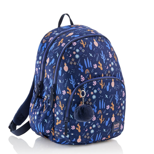 Dreikammer-Schulrucksack Oslo – Desert 27 l