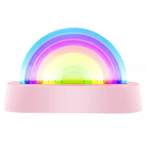 Bunte tanzende Lampe - Pink
