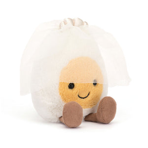 Plüsch-Ei  - Braut 14 cm