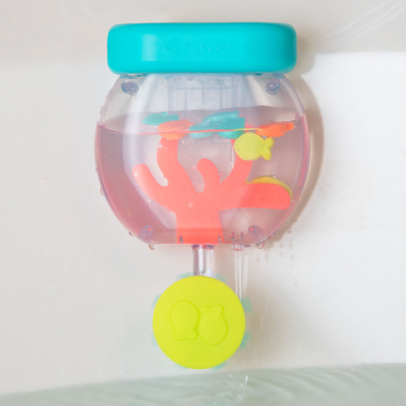 Badespielzeug mit Saugnäpfen für Kinder und Babys – Fische füttern