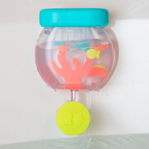 Badespielzeug mit Saugnäpfen für Kinder und Babys – Fische füttern