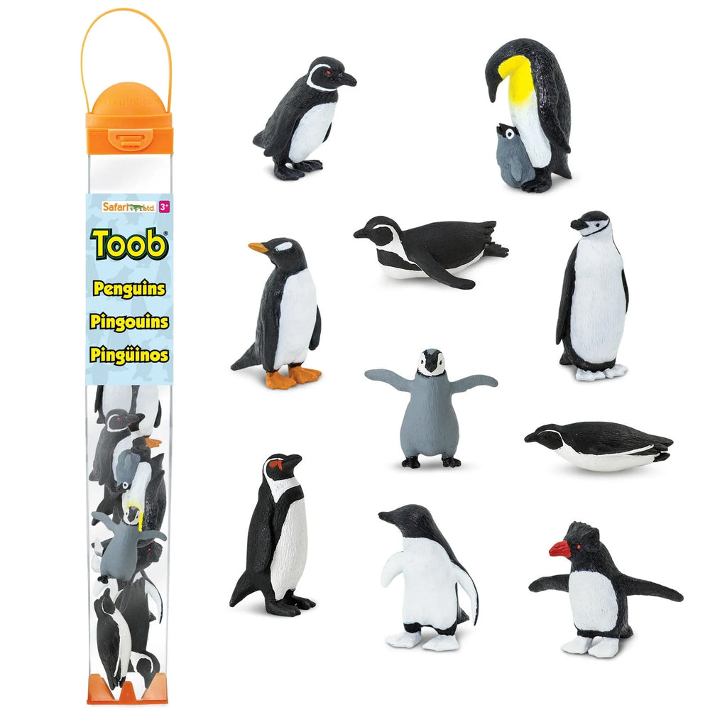 Figurenset in einer TOOB-Röhre – Pinguine - Tublu.de
