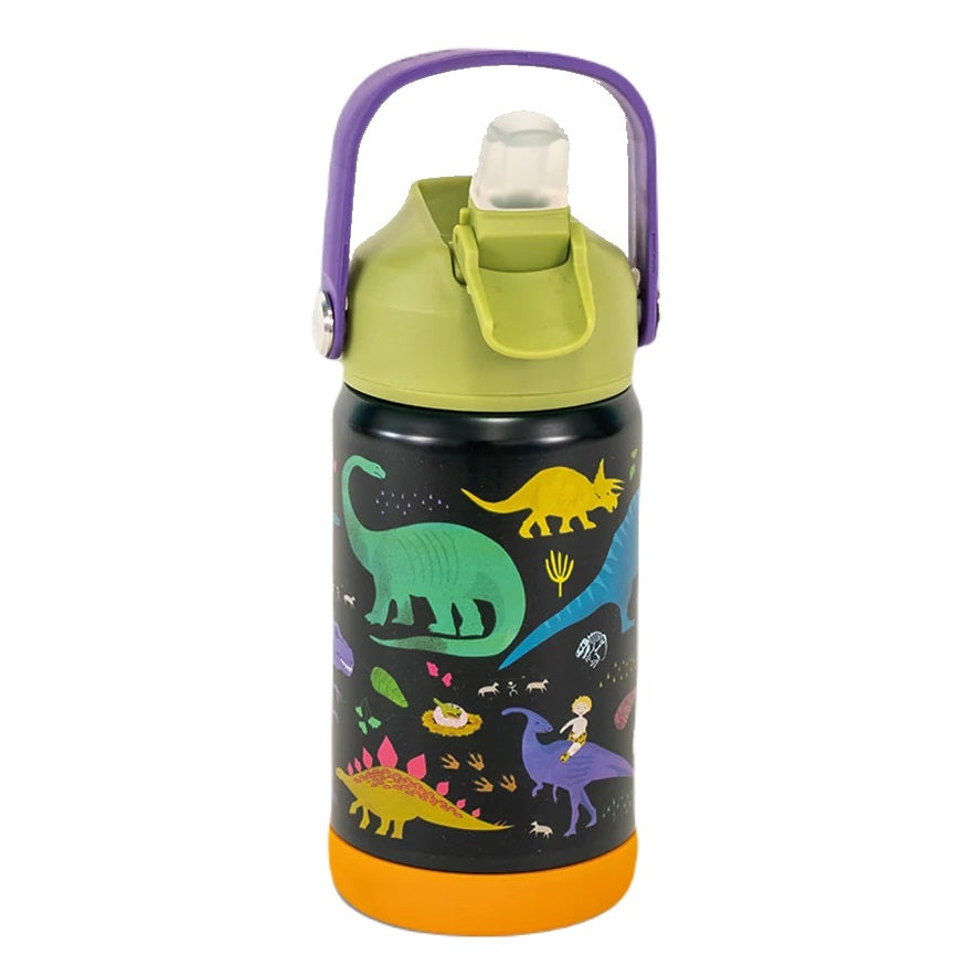 Stahlflasche, 400 ml bidon - Dinosaurier