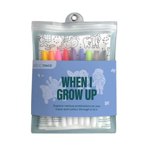 Große Silikonmatte zum wiederholten Ausmalen – Berufe - Tublu.de