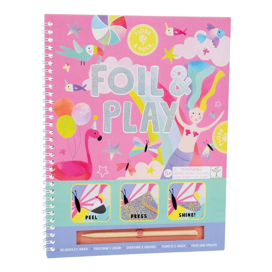 Glänzendes Folienmalbuch - Fantasy Land
