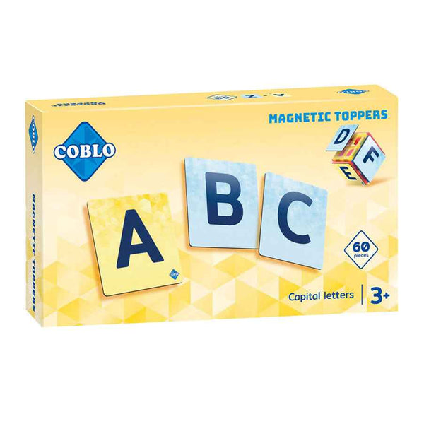 Magnetische Blockkappen - Großbuchstaben 60 Stück