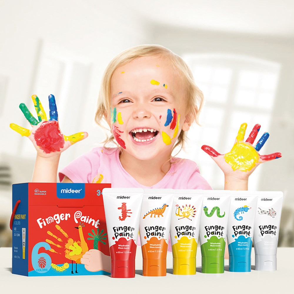 Fingerfarben – 6 Farben