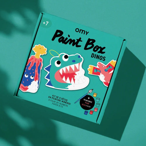 Set mit nummerierten Malvorlagen – Dinosaurier