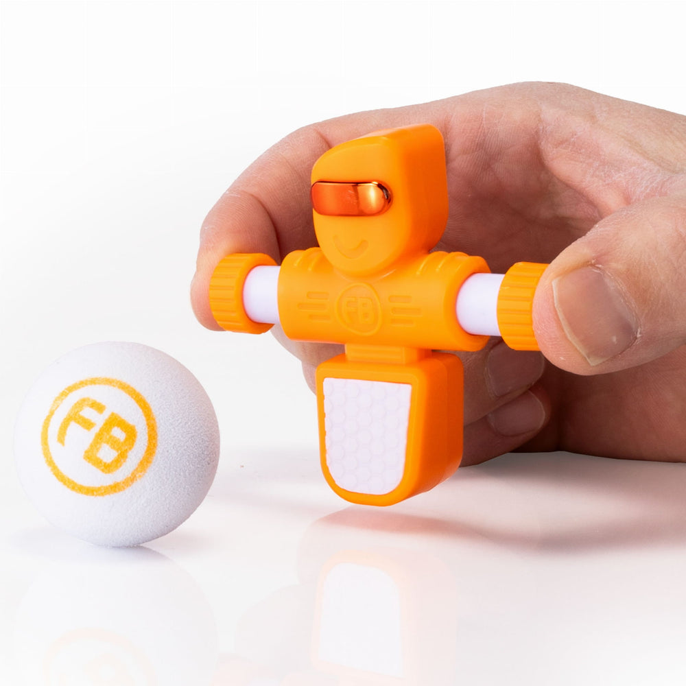 Foosbots Tischfußballspiel – Set für einen Spieler – Orange