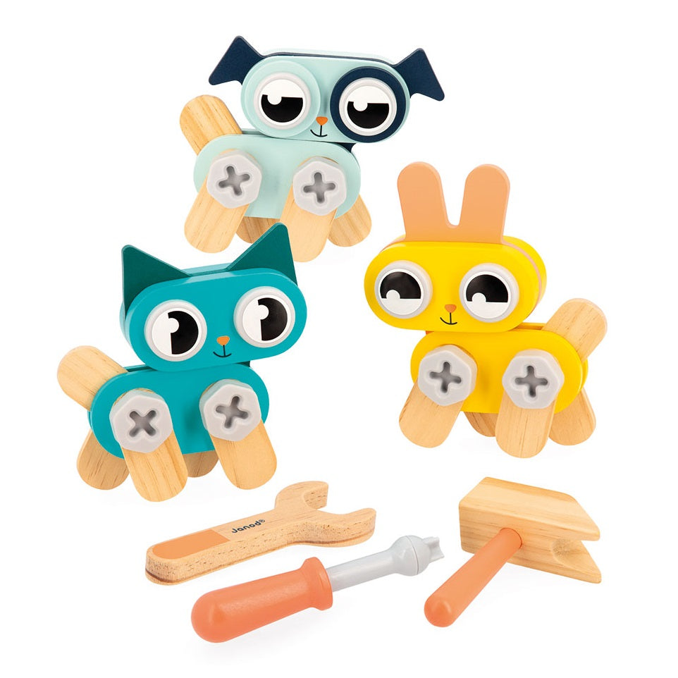 Holztiere zum Zusammenbauen Brico'Kids