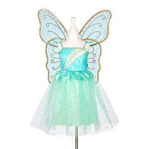 Kostüm – Kleid und Schmetterlingsflügel der Fee Camille, 3–4 Jahre