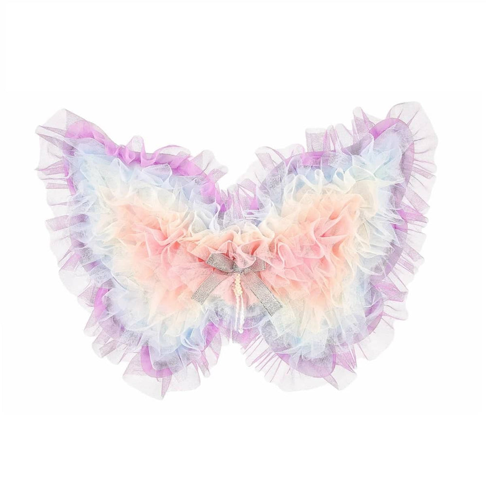 Kostüm - Flügel aus buntem Tüll Beate 3-10 Jahre