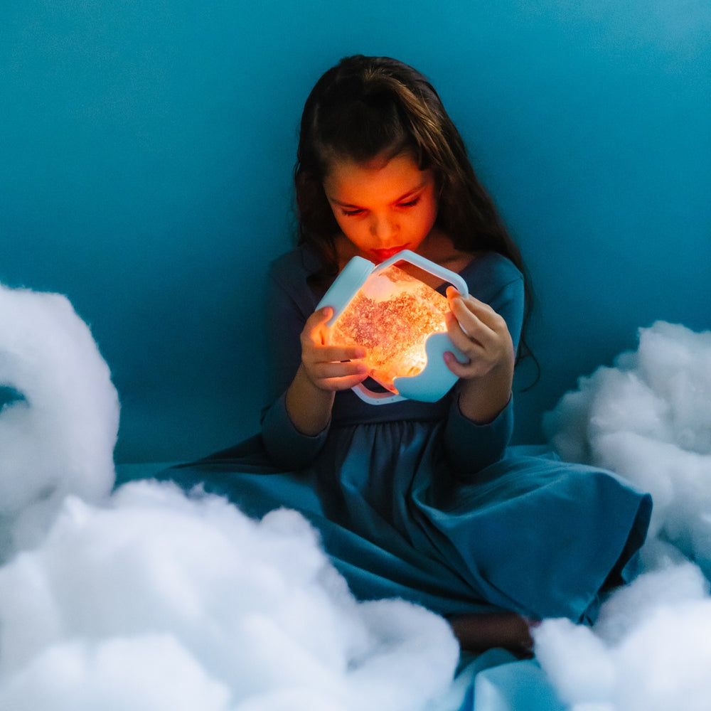 Sensorik-Glas zum Befüllen mit Wasser – hellblau