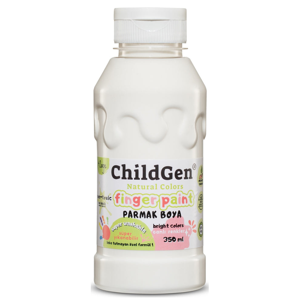 Leicht abwaschbare Fingerfarbe 350 ml – Weiß